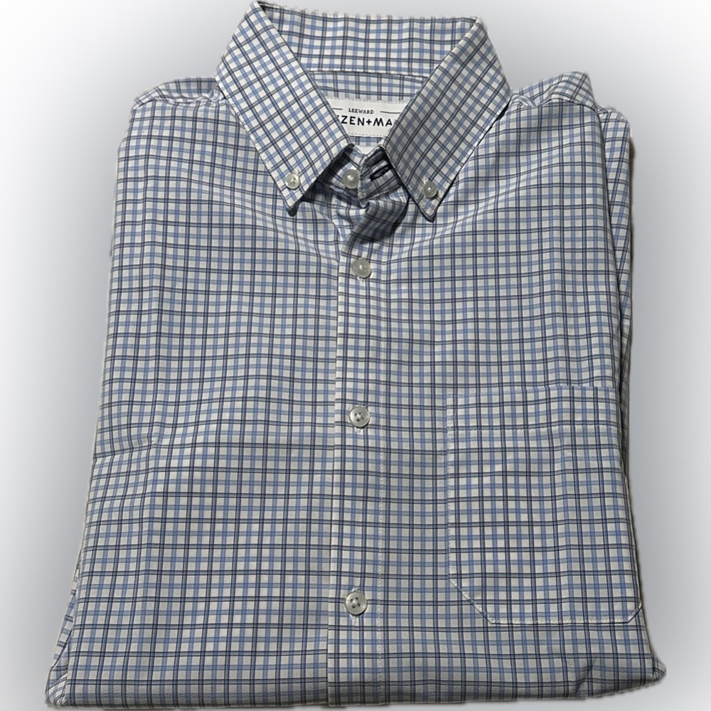 MIZZEN + MAIN Short Sleeve Button Shirt
